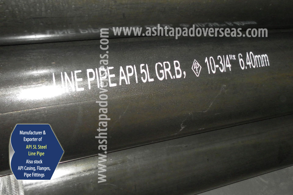 API 5L Grade B Line Pipe ready stock in our Stockyard
