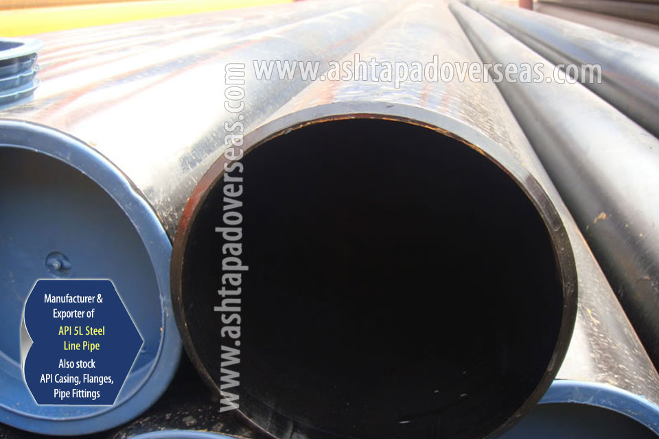 API 5L X70 Welded Pipe ready stock in our Stockyard